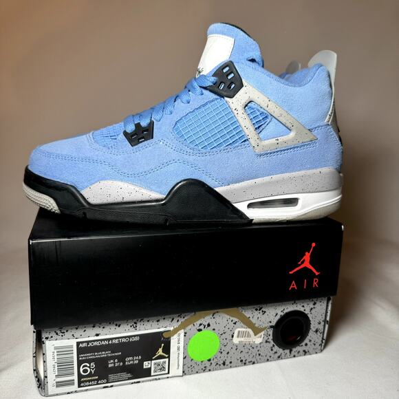 Jordan Other - Nike Air Jordan 4 Retro GS University Blue Men's Shoes - Size 6.5